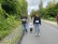 Familie beim Lauf