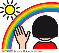 Metacom-Symbol winkend