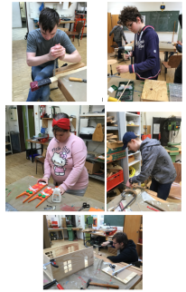 Kinder in der UK-AG als Collage